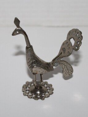 Vintage Middle Eastern Peacock Kohl Eyeliner Reservoir